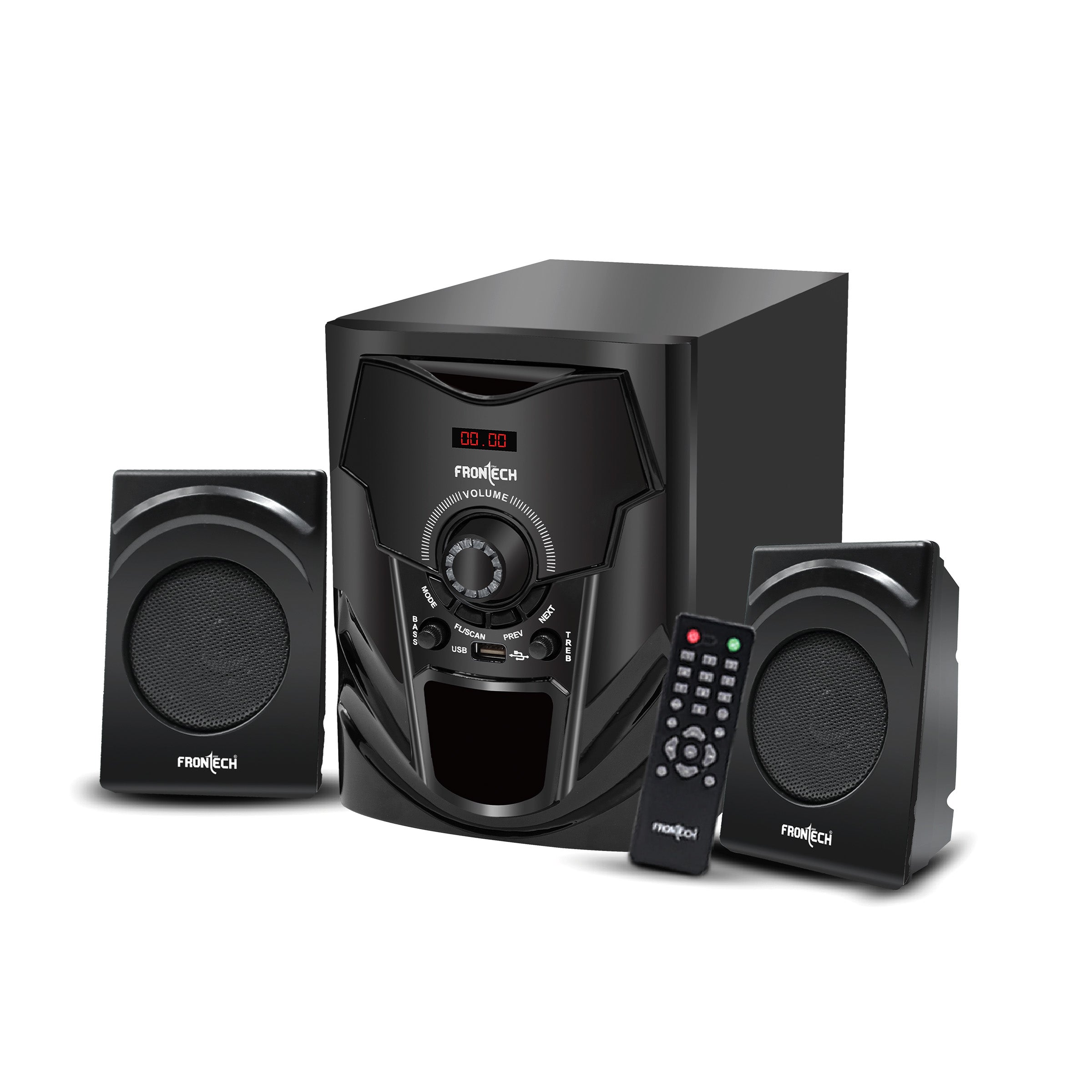 Frontech 2.1 Channel Speaker System (3955) Frontech 2.1 Channel Speaker System (3955)